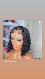 GLAM “SpanishWave” Lace Closure & Lace Frontal Bob Wigs