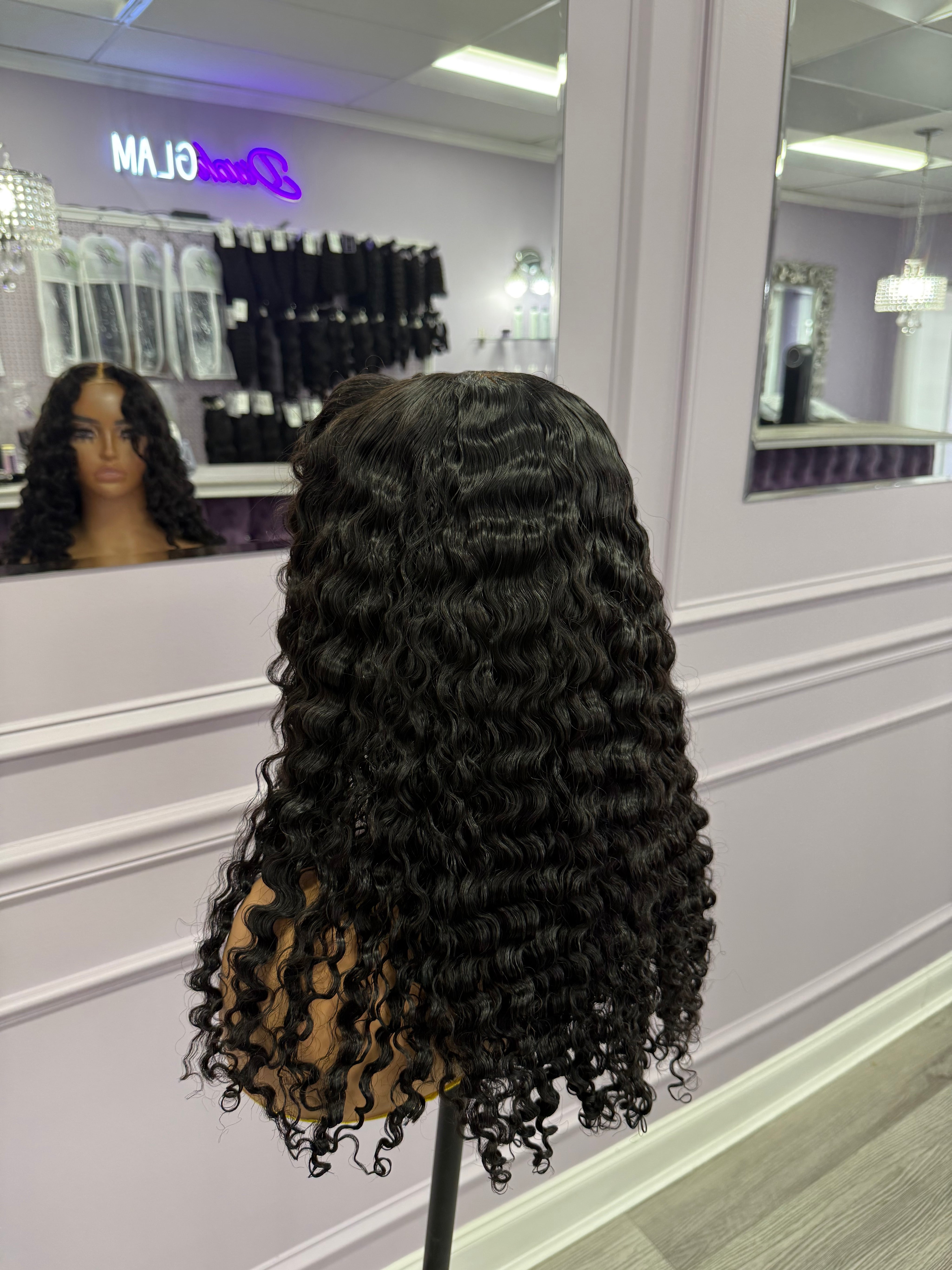 22” 5x5 HD Hawaiian Wave Lace Closure Wig! Pre bleached & Layered!