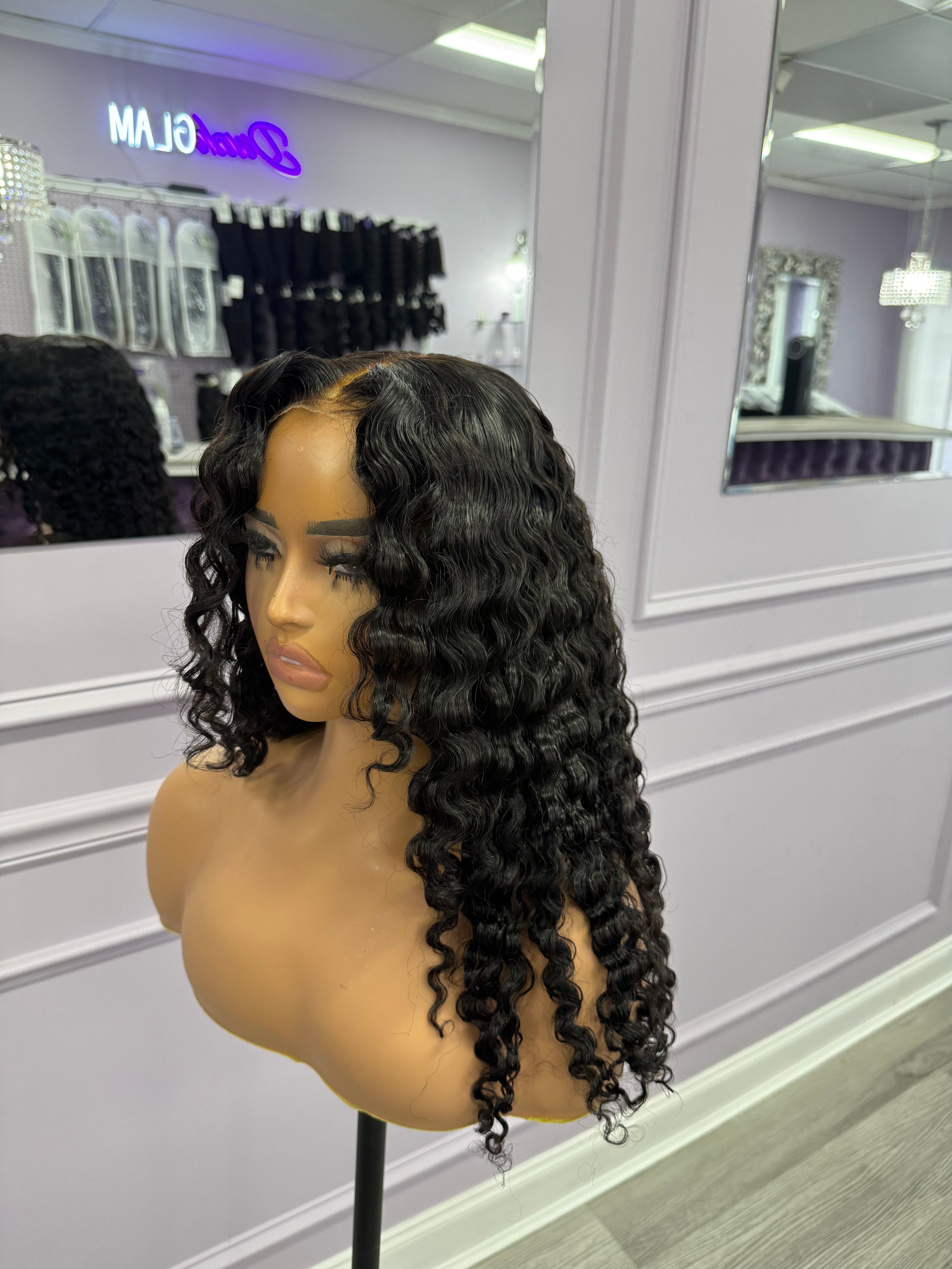 22” 5x5 HD Hawaiian Wave Lace Closure Wig! Pre bleached & Layered!