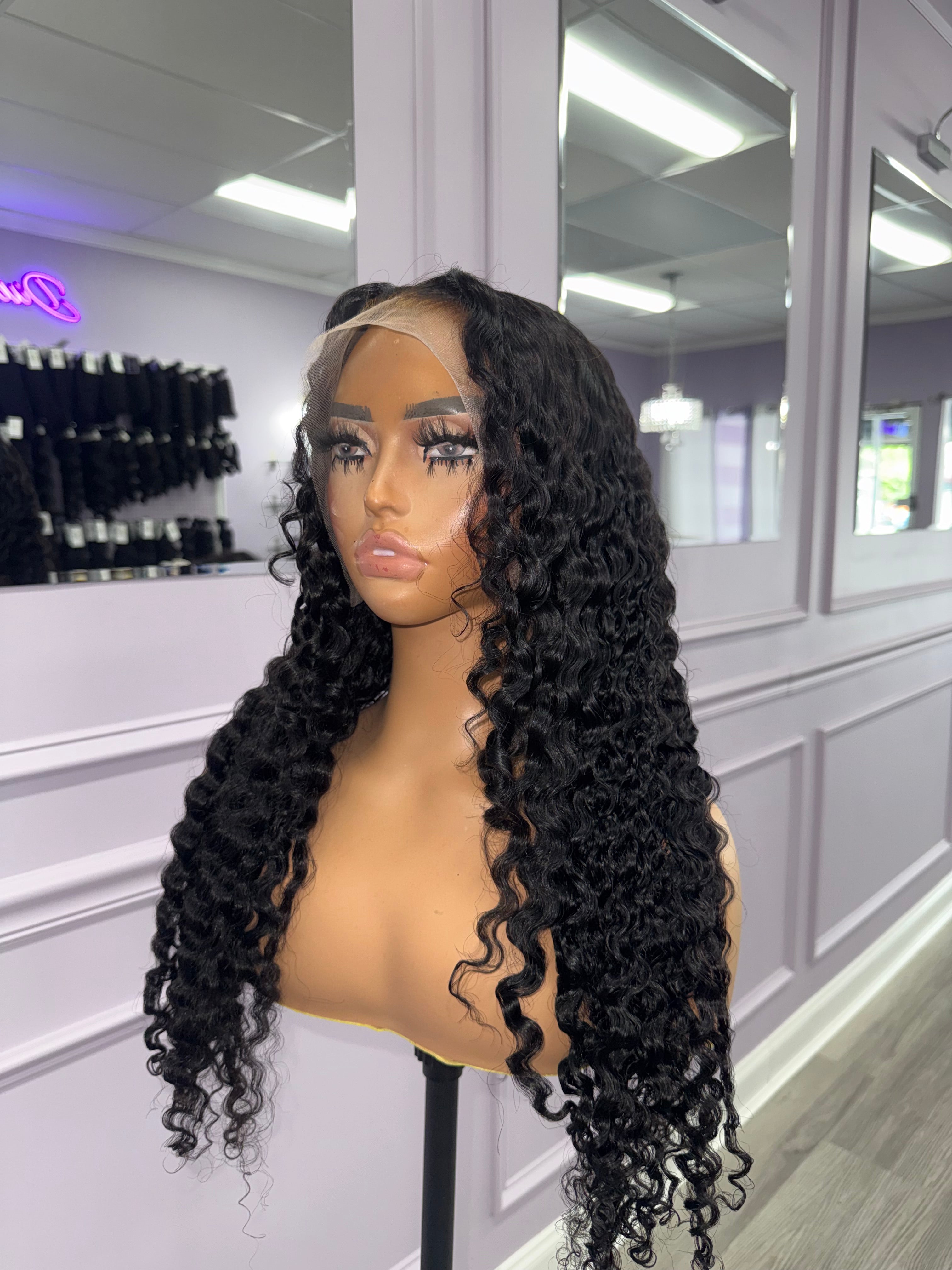 26” 13x4 Hawaiian Wave Lace Frontal Wig! Pre bleached & layered.