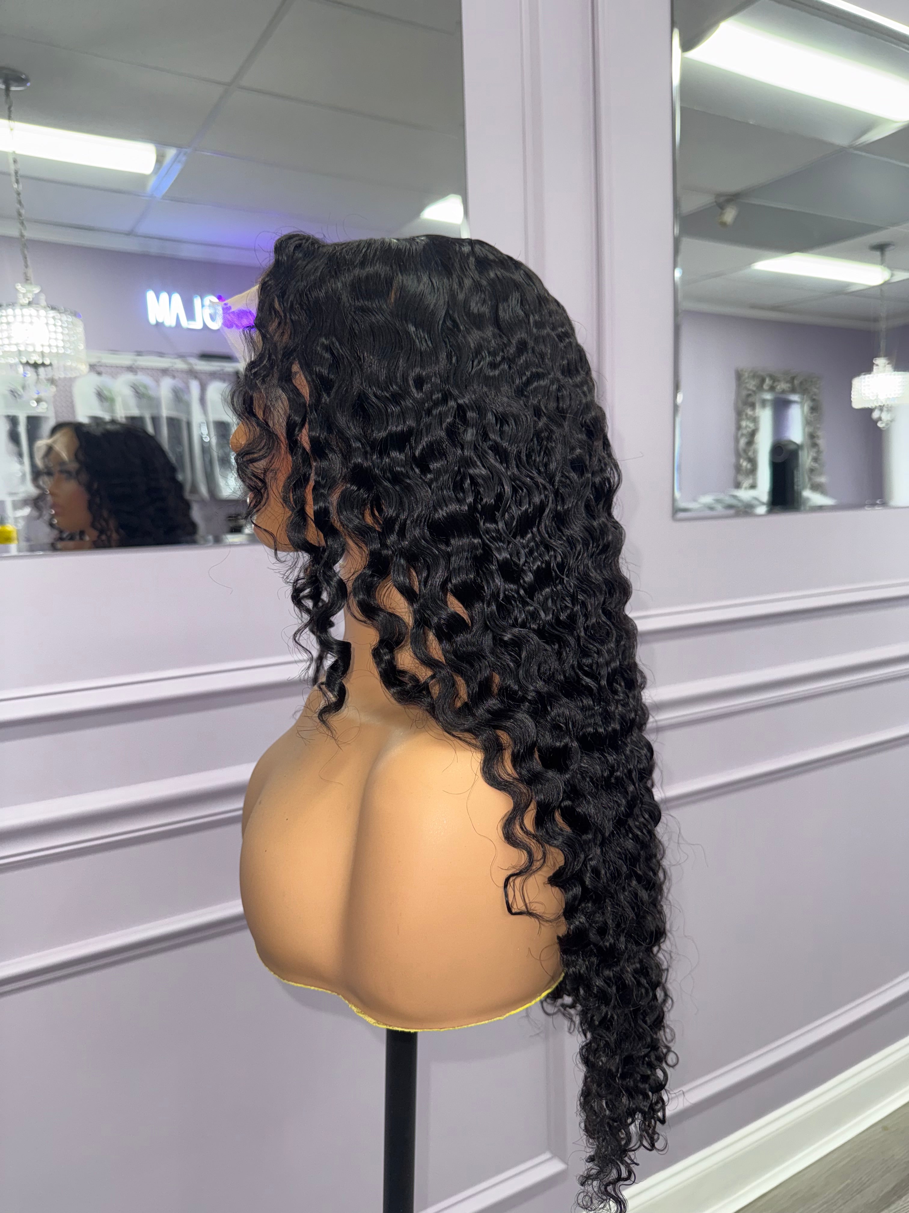 26” 13x4 Hawaiian Wave Lace Frontal Wig! Pre bleached & layered.