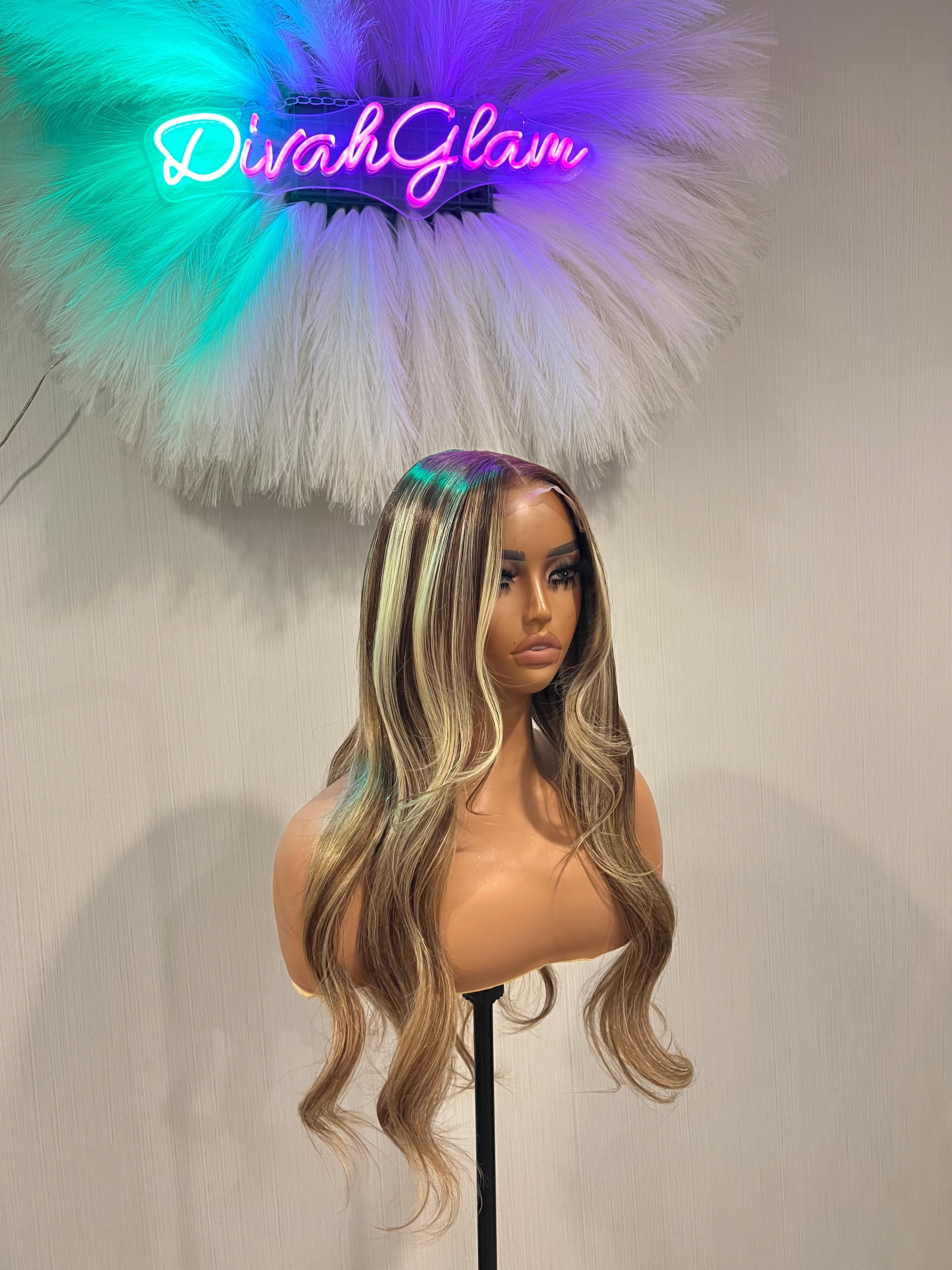 Beyonce Blonde “Pre Curled” Lace Wig CR