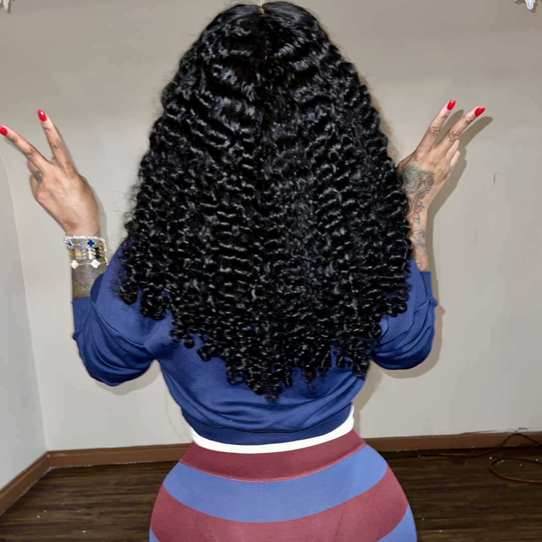 “The AP Way” Hawaiian wave lace frontal wig! (Medium length)