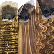 Brown/Blonde Highlights Frontal Wigs